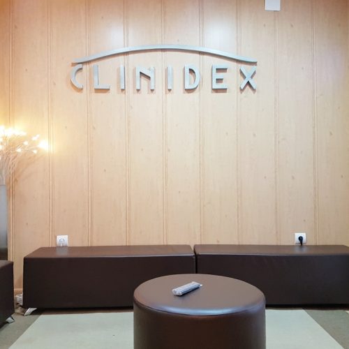 Recepción de la consulta de psicología de Clinidex